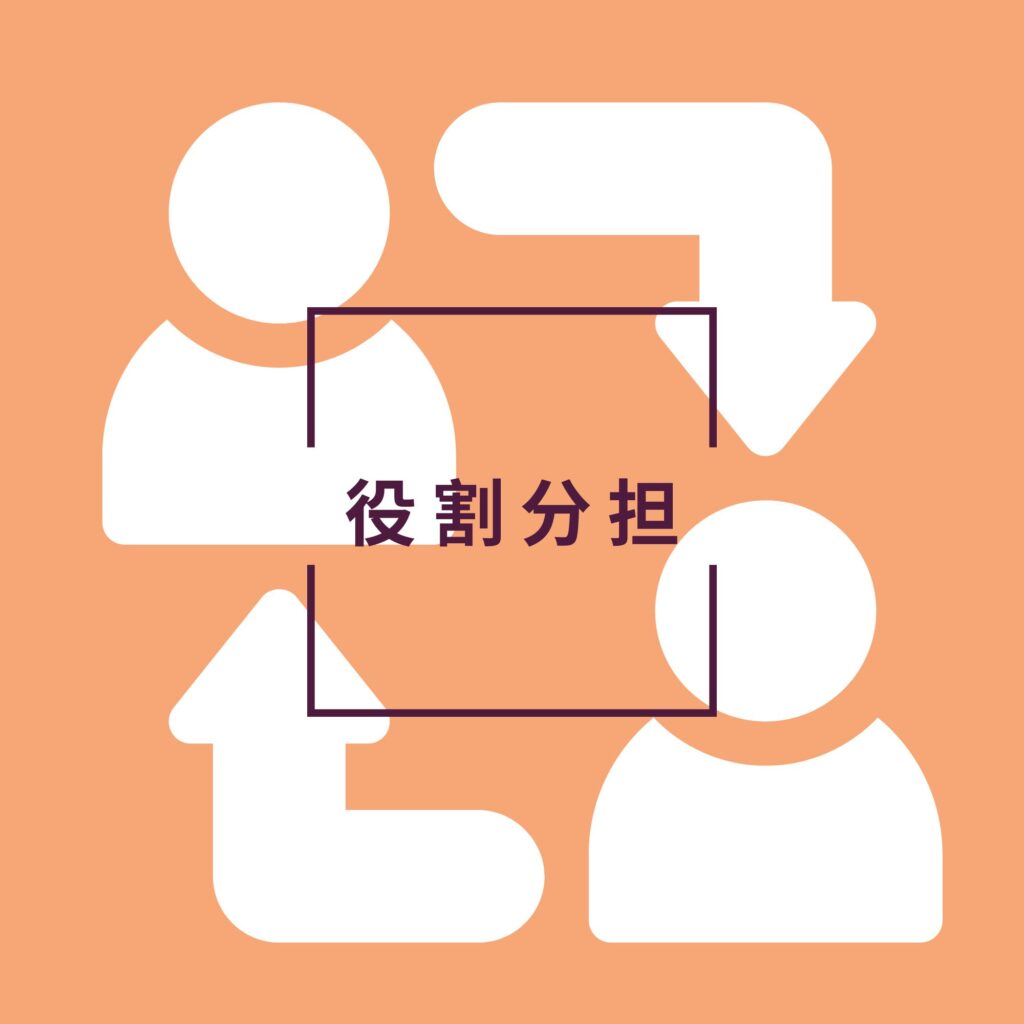 役割分担のイメージ図